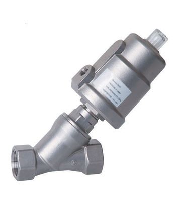 Double Acting Pneumatic Angle Seat Valve